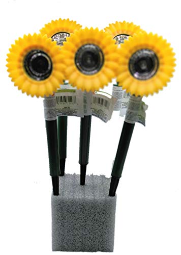 Luminária solar de girassol