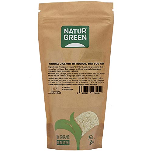 Arroz Jazmin Integral Bio 500 Gr