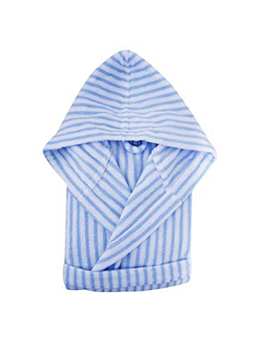 Albornoz Infantil con Capucha Nico Color Azul Talla 14