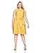 Produktbild Anne Klein Damen Plus SOLID Shadow Stripe FIT & Flare Dress Kleid, Cezanne Yellow, 16W