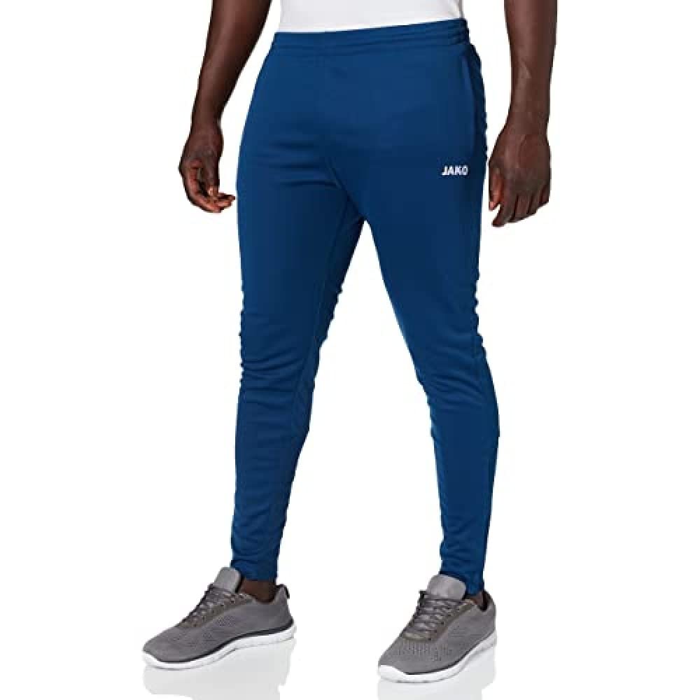 JAKO Men's Classico Long Tracksuit Bottoms - Blue - XL