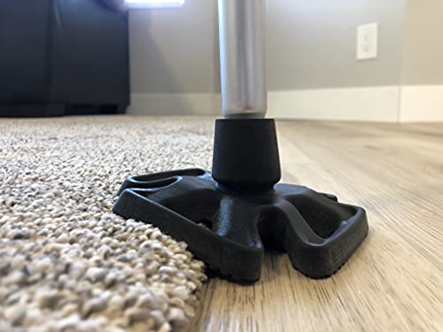 Millennial Medical in-Motion All Terrain Tips - Heavy Duty Design & Sturdy Crutch Tips - Sand, Snow, Dirt, and Rain Tip - One Size | Black