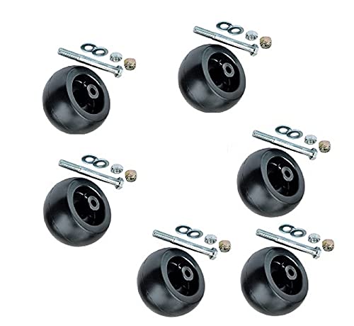 RINGMASH (New Part 781708 (6) Replacement Hustler Anti Scalp Deck Wheel KIT 788166 31997 781567 + All Other Models in Description