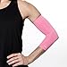 Copper Compression Copper + Zinc Elbow Sleeve. Orthopedic Brace for Elbow with Infused Support for Workouts, Golfers & Tennis Elbow, Arthritis, Tendonitis. Fit for Men and Women (Pink - Small)