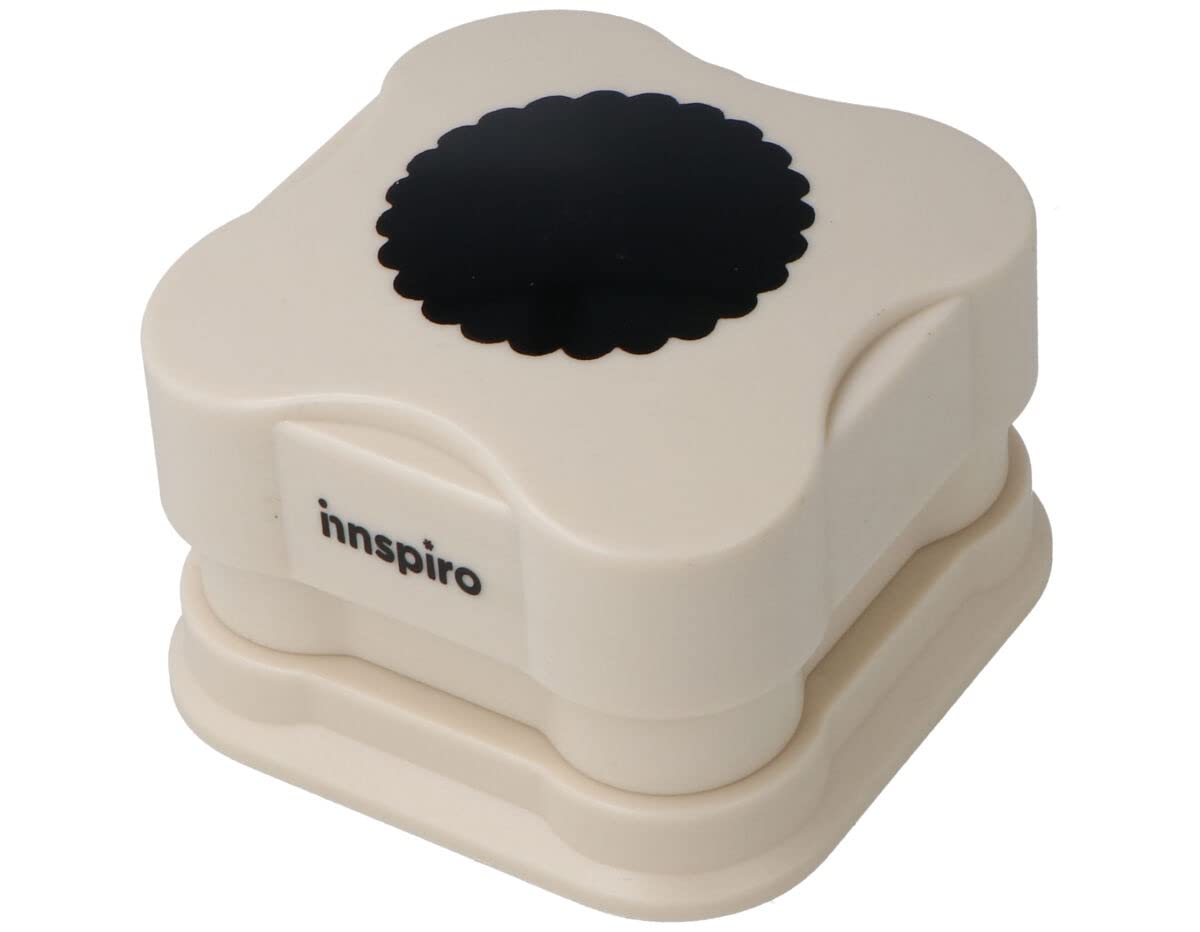 INNSPIRO Anywhere Punch Circle Scalloped Die Cutter 38mm