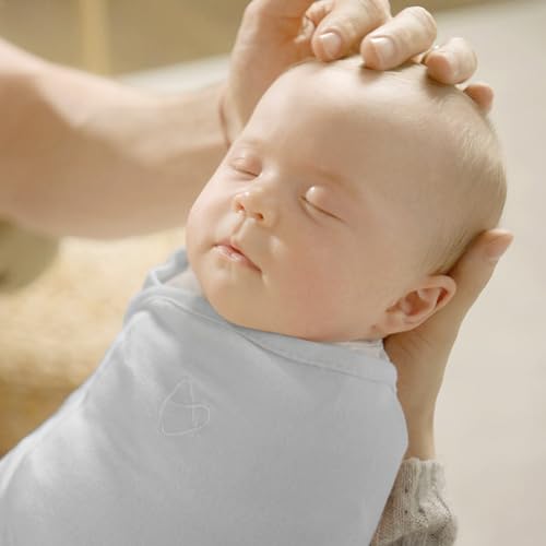 Image of SwaddleMe by Ingenuity Original Swaddle,100% Cotton,Improves Sleep & Calms Startle Reflex,3-6 Months,14-18 lbs,1.0 TOG,Baby Swaddle Blanket - Mountaineer,(Pack of 12)