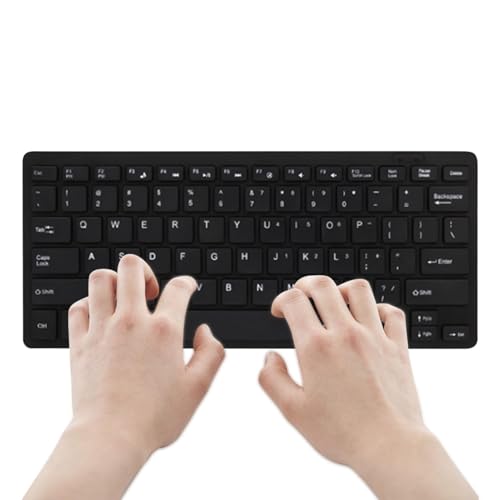 Teclado para tablet y laptop compacto con cable USB y teclas silenciosas 7