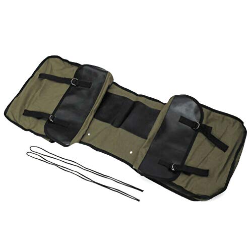 Bolsa de Silla para Motocicleta en Verde Oliva miniatura 4