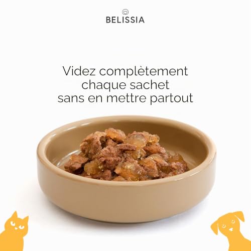 Lot de 2 presse-sachets | Raclette / extracteur pour sacs de nourriture humide | Lavande | Aide à la vidange de la nourriture humide en sauce ou en gelée | Vider les sacs sans laisser de résidus – vue 3