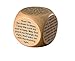 PLC 1 1/2 Inch Wood Childrens Kids Sunday School Church Bedtime Prayers Cube