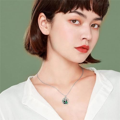 Collier panda anti-allergie en argent 925 contre les rougeurs - 2