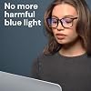 Lentes Gaoye de bloqueo de luz azul | Anti rayos UV, para computadoras y gaming, armazón cuadrado, para hombres y mujeres 4