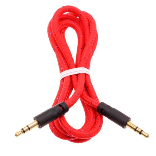 Cable Auxiliar Jack 3.5mm Rojo 1 Metro Compatible Motorola