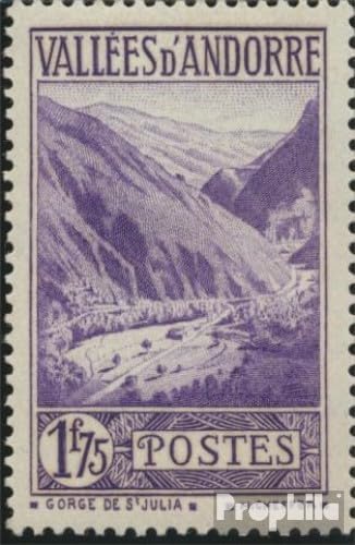 Andorra - French Post 42 with Hinge 1932 Landscapes (Stamps for Collectors) Landscapes