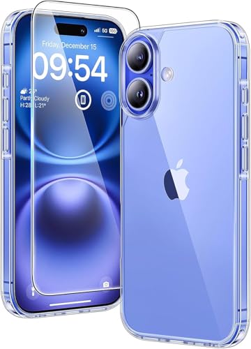 Coque rigide iPhone 16 mince transparente pour une protection invisible et sobre