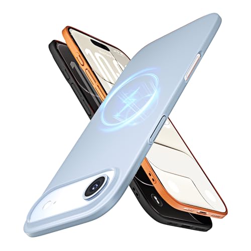 LISEN �����^ iPhone Air �p �P�[�X Magsafe�Ή� �}�b�g�� �w��h�~ �C�菝�h�~ �y��PC�f�� ����ی� ���C�����X�[�d�Ή� �X�g���b�v�z�[���t�� �A�C�t�H��Air �g�уJ�o�[ 6.5�C���` for �����ӂ���Air (�X�J�C�u���[