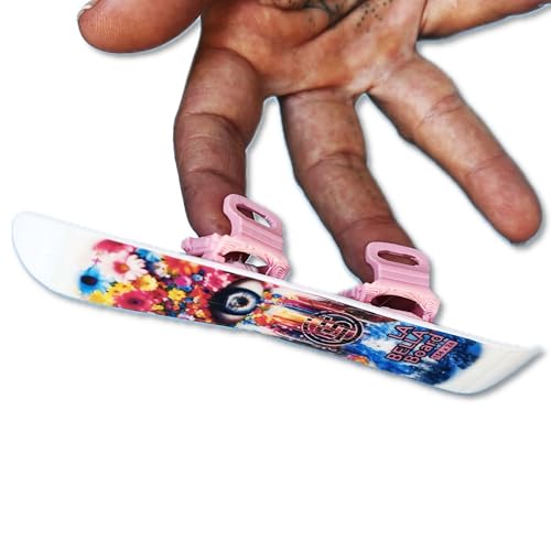 CRAFTED INGENUITY Finger Sliders Pro Premier Mini Snowboard Realistic Fun Finger...