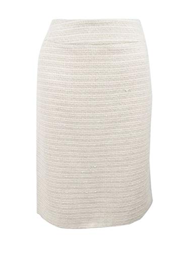 Kasper Women's Tweed Pencil Skirt (8, Champagne Multi) #TOP26