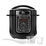 Kian Panela de Pressão Elétrica PPE-102, 6L, Timer Ajustável, Controle de Temperatura, Cuba Antiaderente, Preto, 127V