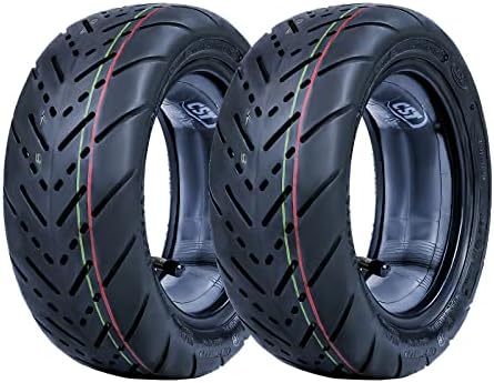 RIGO 11inch Electric Scooter Road Pneumatic Tires Inner Tube Set Electric Scooter Inflatable Tires 90/65-6.5 (suitable for 11inch electric scooter)2 Pcs