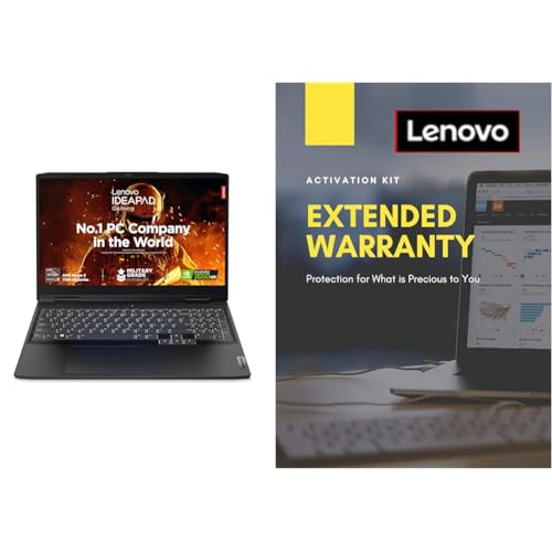 Image of Lenovo IdeaPad Gaming 3 AMD Ryzen 5 7535HS 15.6 inch (39.62cm) FHD IPS 120Hz Gaming Laptop (16GB /512GB SSD /Win 11 /NVIDI 2 Year Extended Warranty with Onsite Service (5WS0K75664)