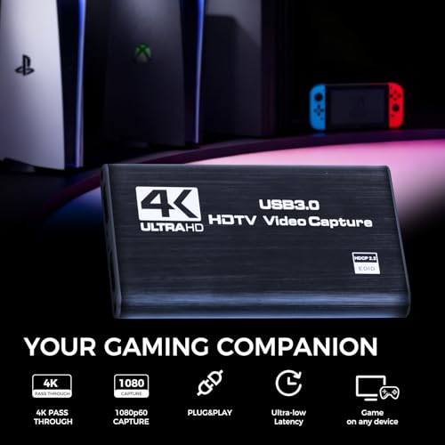 USB Capture Card for Live Streaming