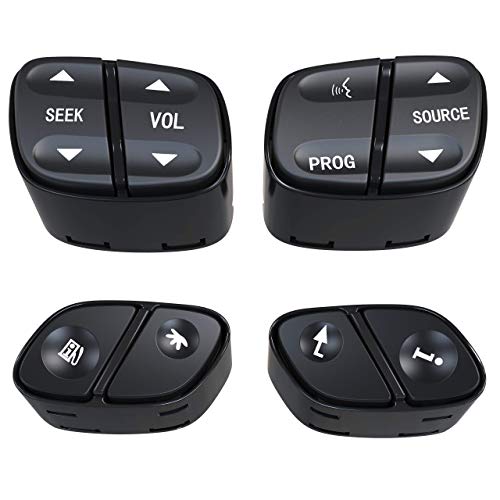 RDBS Fits for GMC Sierra 2003-2007 Steering Wheel Radio Control Switch Buttons fits for Chevy Silverado
