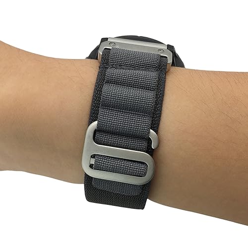 Image of Premium Nylon Strap 22mm for Garmin Forerunner 945, Fenix 5, 6, 7 Smartwatch - Alpine Loop