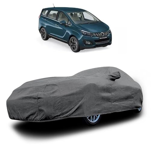 Image of Heavy-Duty Car Cover for Compatible with Mahindra Marazzo (2018 to 2025 All Models) Deluxe Car Protection Cover - Waterproof & UV-Resistant All-Season Exterior Protection