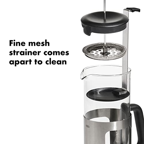 OXO Brew Edelstahl French Press Kaffeemaschine - 900 ml – Bild 4