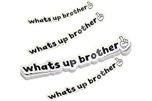 What's Up Brother Stickers (5 Pcs) | Funny What's Up Brother Meme Vinyl Car Decals
