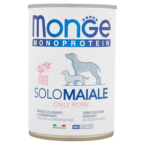 Produktbild von MONGE Monoprotein Solo Dog Schweinfleisch - 400 g