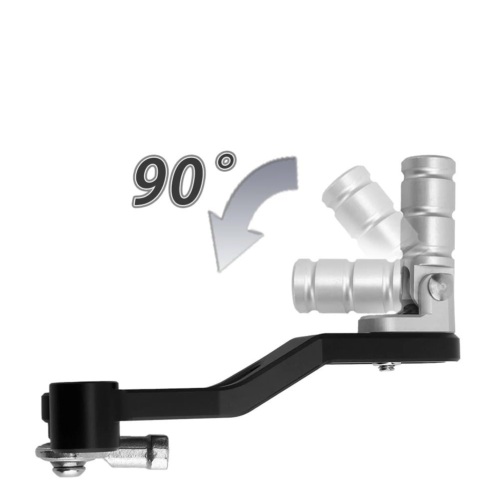 Cambio Engranaje Palanca Moto Palanca de cambios plegable y ajustable de aluminio CNC para motocicleta, compatible con Z250, para Z300, para NINJA 250R para NINJA 300.