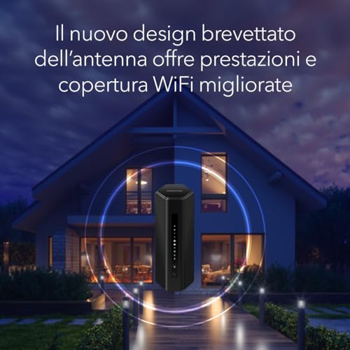 Router WiFi 7 Nighthawk Tri-Band (RS300) - funzioni di sicurezza, velocità Wireless BE9300 (fino a 9,3 Gbps) - copre fino a 185 m2, 100 dispositivi - porta Internet da 2,5 GB - Router - Immagine 5