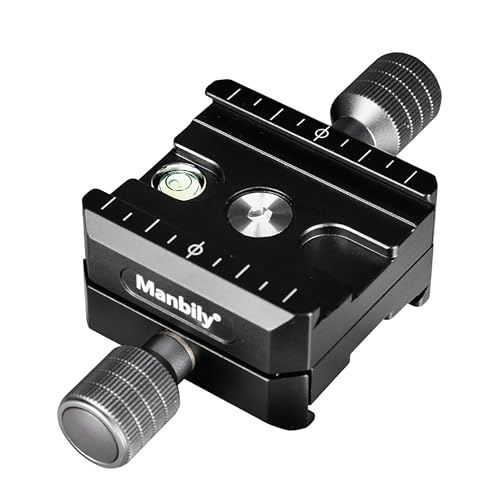 Arca Swiss Adaptateur Manbily pour tête de trépied d'appareil photo noir