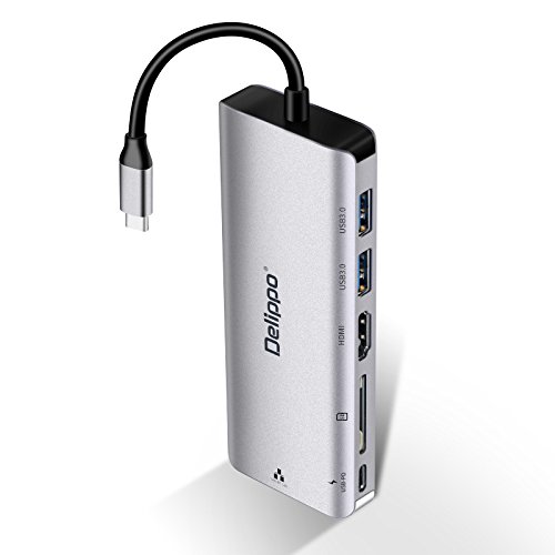 Delippo 6-in-1 USB C Docking Hub #TOP30
