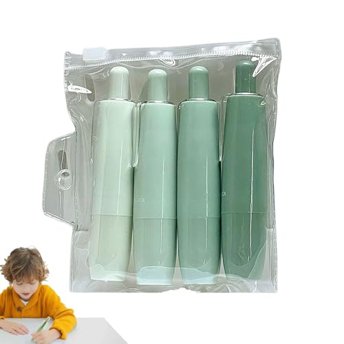 4 canetas de fita de dupla face, lápis de cola de pressão tipo correção, lápis de fita corretora retrátil de empurrar para dispensar, cola multiusos de secagem rápida para trabalhos manuais