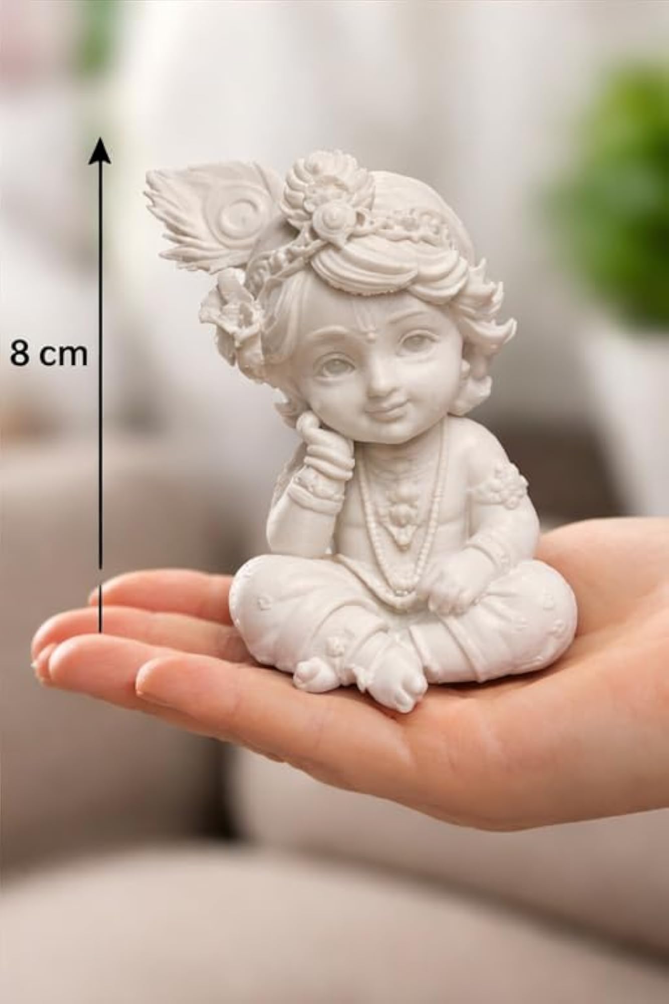Cute Krishna Idol, Mini Laddu Gopal Murti