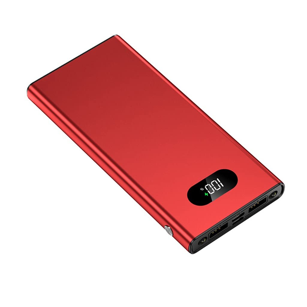 Cargador portátil 20000mAh para viajes largos XCC aluminio rojo