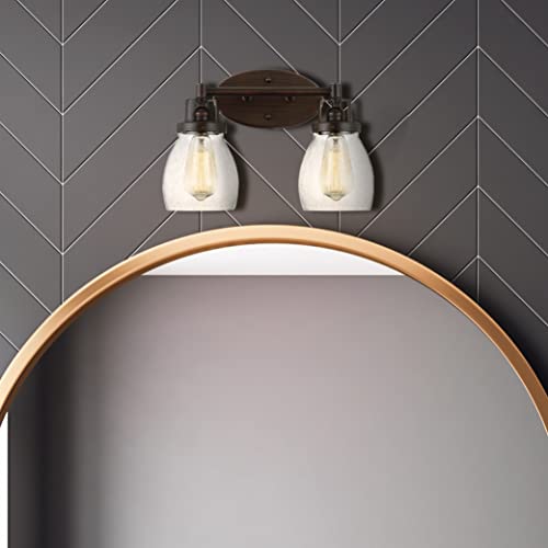 Image of Generation Lighting 4414502-710 Belton Two - Light Wall /Bath Vanity Style Fixture, Bronze