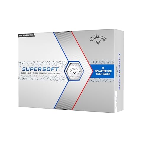 Callaway Supersoft Golf Ball 2023 Blue Splatter Cover