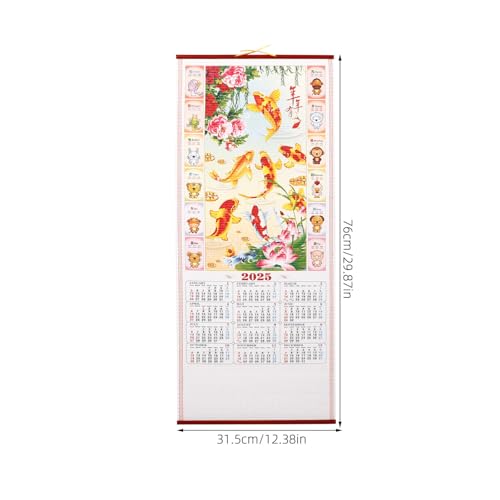 Chinese-Wall-Scroll-Calendar-2025-Wall-Calendar-Year-of-The-Snake-Calendar-Fengshui-Calendar-for-Lunar-New-Year-A