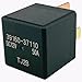 39160-37110 (2-Pack) 12V 50A 4-Pin High Power Relay Compatible with Kia Hyundai Sedona Sonata Tucson Resolves Cooling Fan Running Continuously