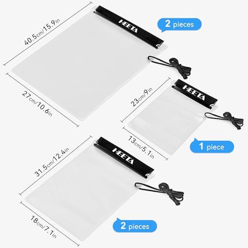 HEETA 5-Pack Waterproof Pouches