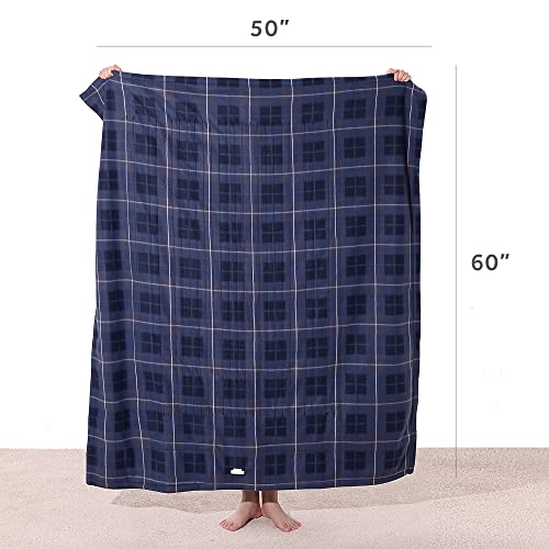 Sunbeam Royal Ultra Rodeen Blue Plaid Heated Personal Throw / Blanket, Cozy-Warm, Adjustable Heat Settings #TOP6