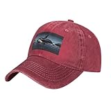 JBYJBX Baseballmütze mit Orca-Killer-Wal-Aufdruck, personalisierte Baseballkappe, Sonnenhut, Trucker-Kappe, Geschenk für Herren und Damen, Rot/Ausflug, einfarbig (Getaway Solids), Einheitsgr��e