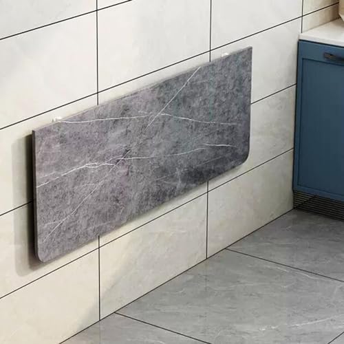 Table pliante murale rabattable et robuste pour suspendre un bureau