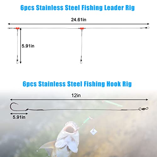 image for JSHANMEI Surf Fishing Tackle Kit Ocean Saltwater Fishing Lures Surf Fi