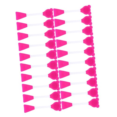 Brosse visage silicone double-embout contre pores obstrués et application propre