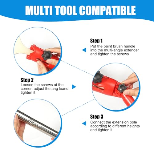 Extension de pinceau multi-angle pour atteindre les zones difficiles d'accès - 6